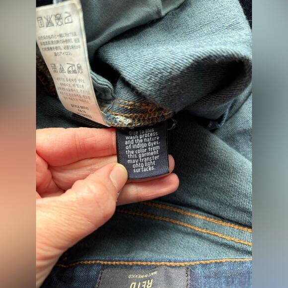 J. Crew REID Sexy Slimming Dark Wash Mid-Rise Skinny Stretch Denim Jeans Size 27 - Picture 8 of 8